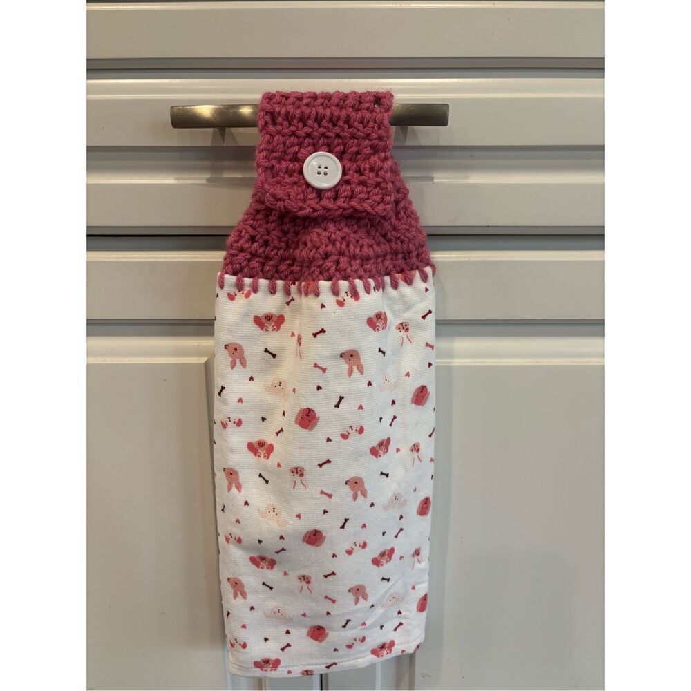 Crochet Top Kitchen Towel- Small animals